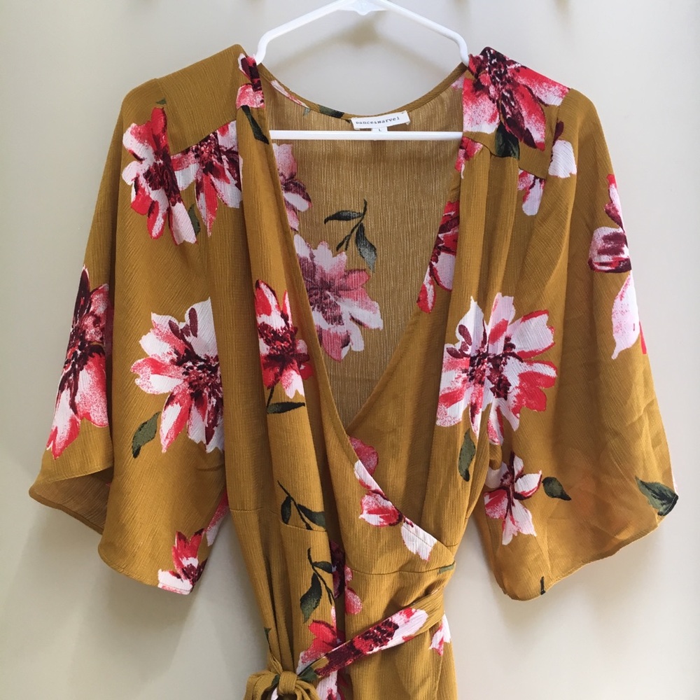 Dance & Marvel Maxi Wrap Dress